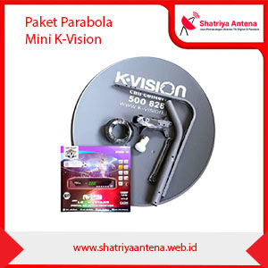 4. Paket Parabola Mini K-Vision Gratis Iuran Bulanan Selama Nya Hanya Rp 1. 400.000